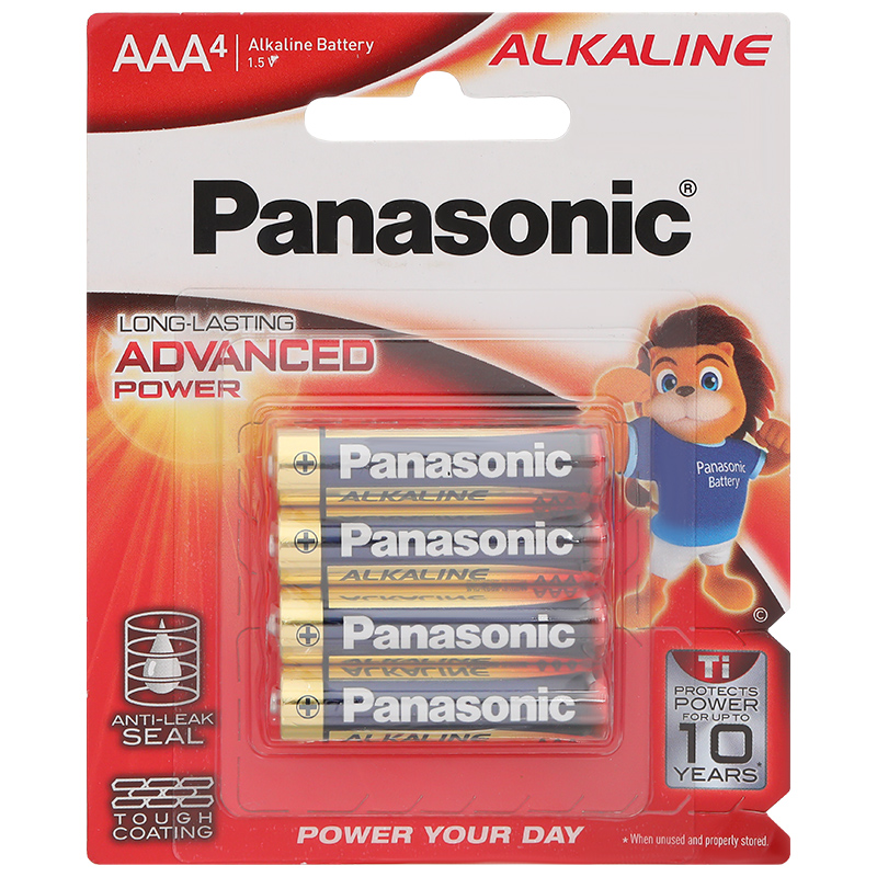 Pin Panasonic Alkaline AAA LR03T/2BPKV vỉ 2 viên - 10